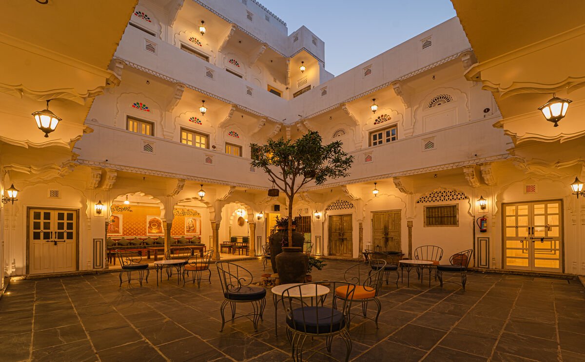 Central courtyard