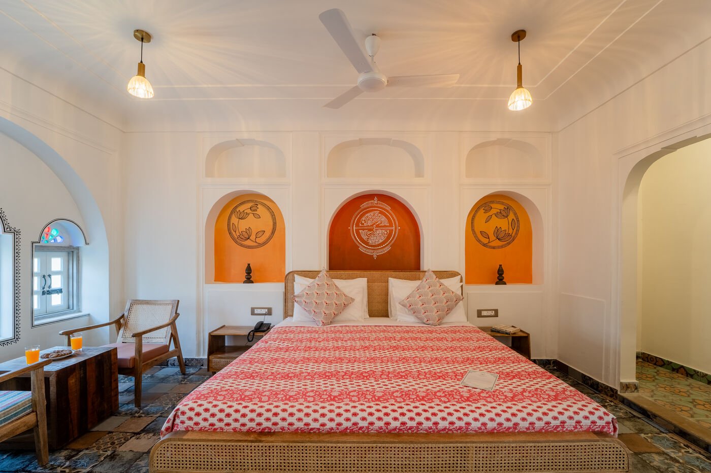 Heritage Room with jharokha windows